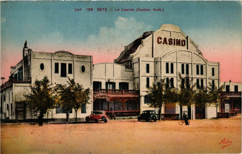 Carte postale ancienne Cap 199 Sete-Le Casino