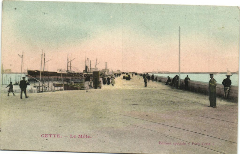 Carte postale ancienne Cette - Le Mote