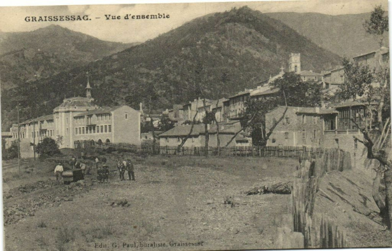 Carte postale ancienne Graissessag - Vue d'ensemble