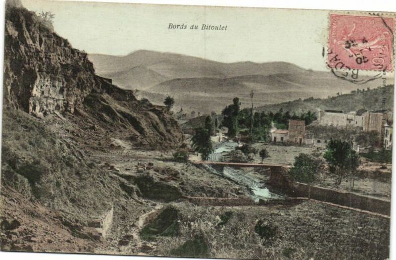 Carte postale ancienne Bords du Bitoulet