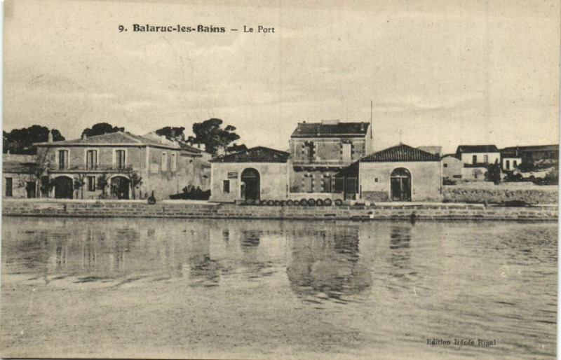 Carte postale ancienne Balaruc -les-Bains - Le Port à Balaruc-les-Bains