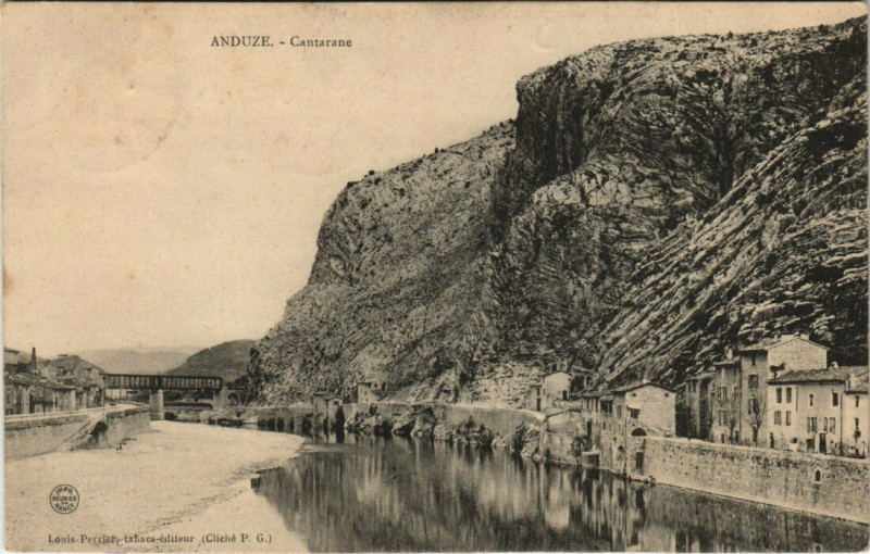 Carte postale ancienne Anduze - Cantarane à Anduze
