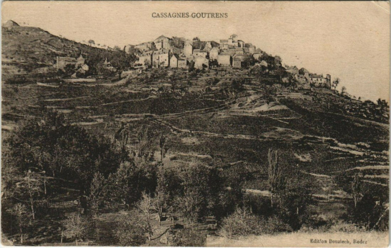 Carte postale ancienne Cassandres-Goutrens