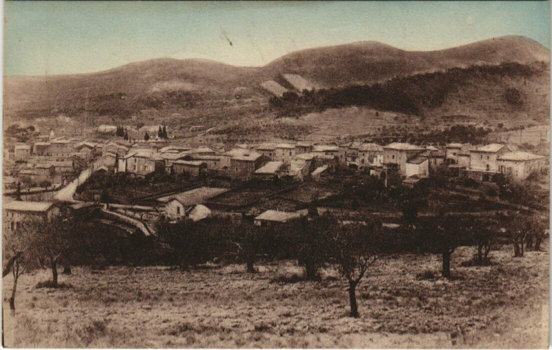 Carte postale ancienne Les Mages - Vue générale aux Mages