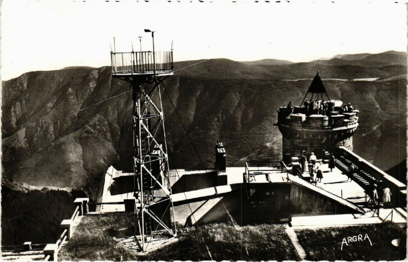 Carte postale ancienne Mont-Aigoual (alt. 1567 m)