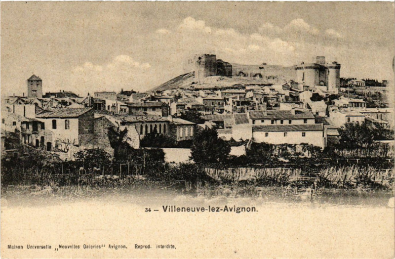 Carte postale ancienne Villeneuve-lez-Avignon