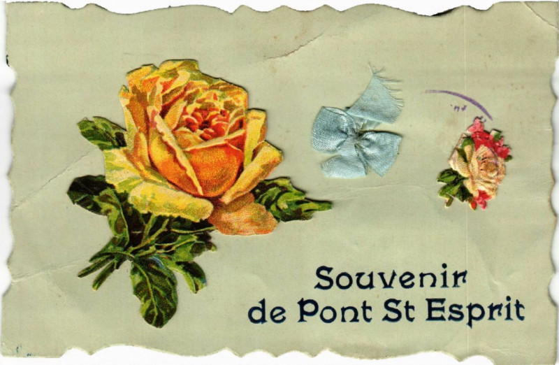 Carte postale ancienne Souvenir de Pont Saint-Esprit à Pont-Saint-Esprit