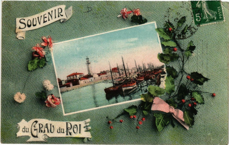 Carte postale ancienne Souvenir du Grau-du-Roi
