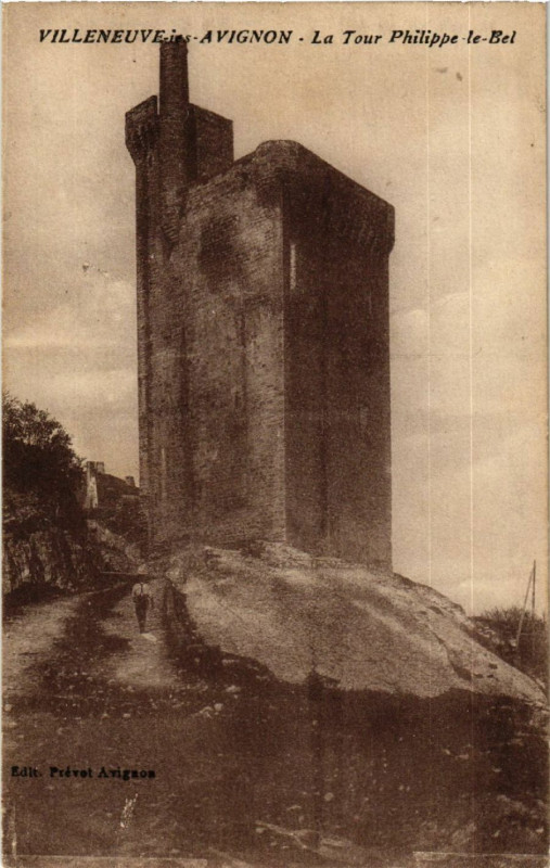 Carte postale ancienne Villeneuve-les-Avignon - La Tour Philippe-le-Bel à Villeneuve-lès-Avignon