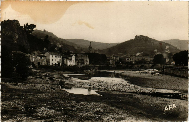 Carte postale ancienne Ales - Ales - Vue générale à Alès