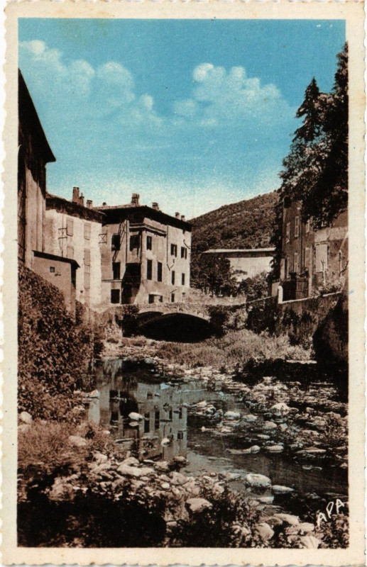 Carte postale ancienne Valleraugue - Saison Estivale - Le Claron - Centre de Vacances