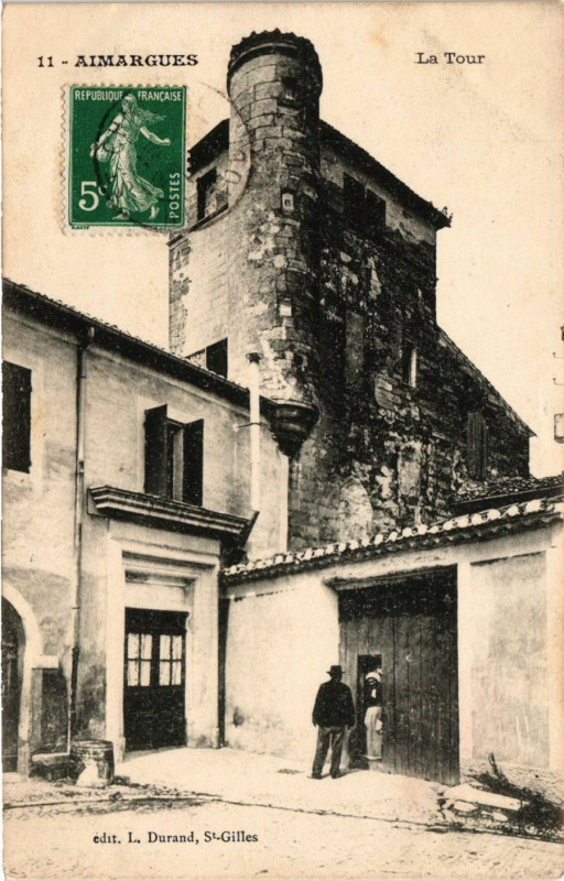 Carte postale ancienne Almargues - La Tour