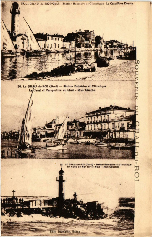 Carte postale ancienne Souvenir du Grail-du-Roi