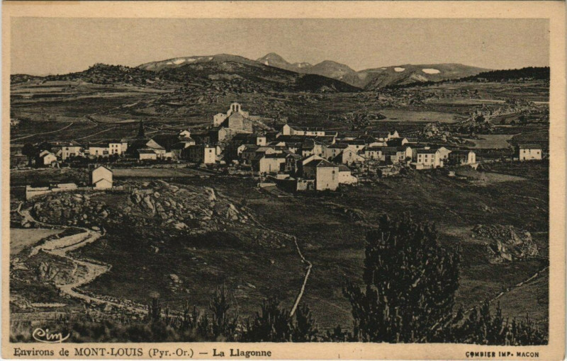 Carte postale ancienne La Llagonne à La Llagonne