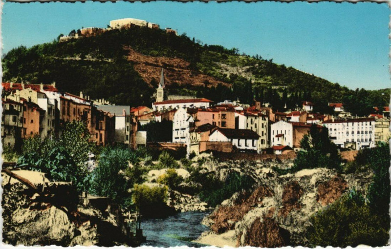 Carte postale ancienne Amelie-les-Bains vue d'ensemble