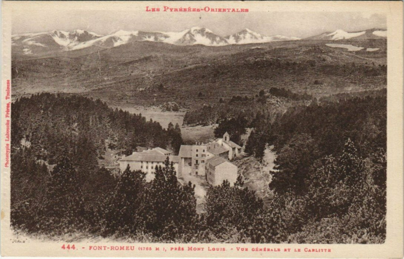 Carte postale ancienne Font-Romeu Vue générale