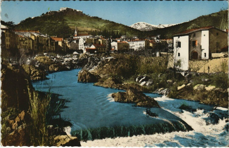 Carte postale ancienne Amelie-les-Bains Le Tech au Tech