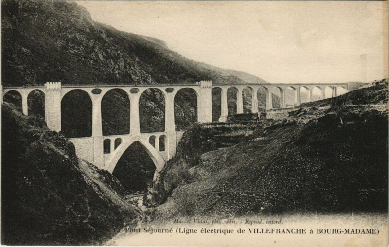Carte postale ancienne Pont Sejourne à Ur