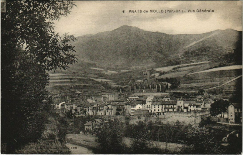 Carte postale ancienne Prats-de-Mollo vue générale à Llo