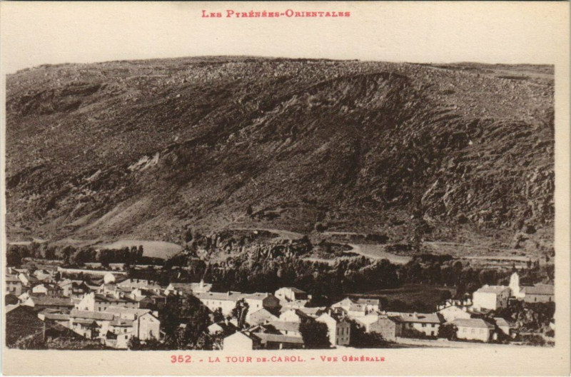 Carte postale ancienne La Tour-de-Carol vu générale à Ur