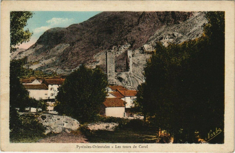Carte postale ancienne Les Tours-de-Carol à Ur