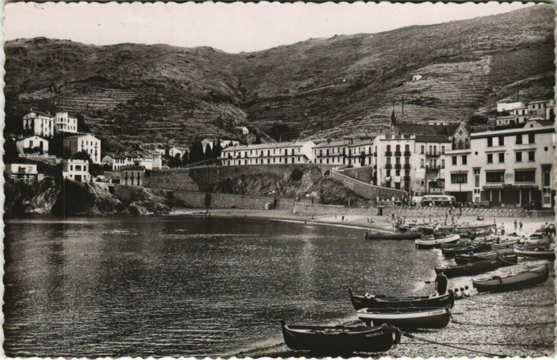 Carte postale ancienne Cerbere La Plage à Cerbère