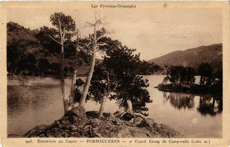 Carte postale ancienne Les Pyrénées-Orientales - Excursion au Capcir - Formigueres à Formiguères