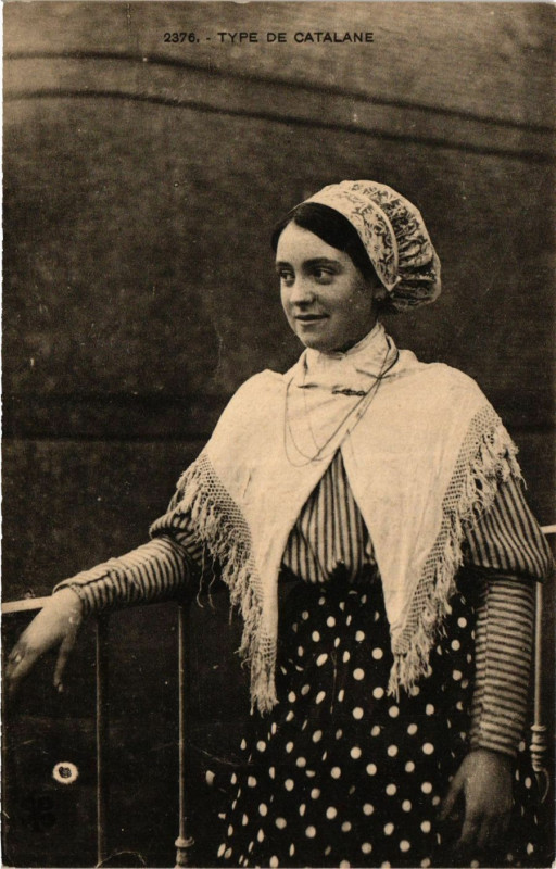 Carte postale ancienne Type de Catalane
