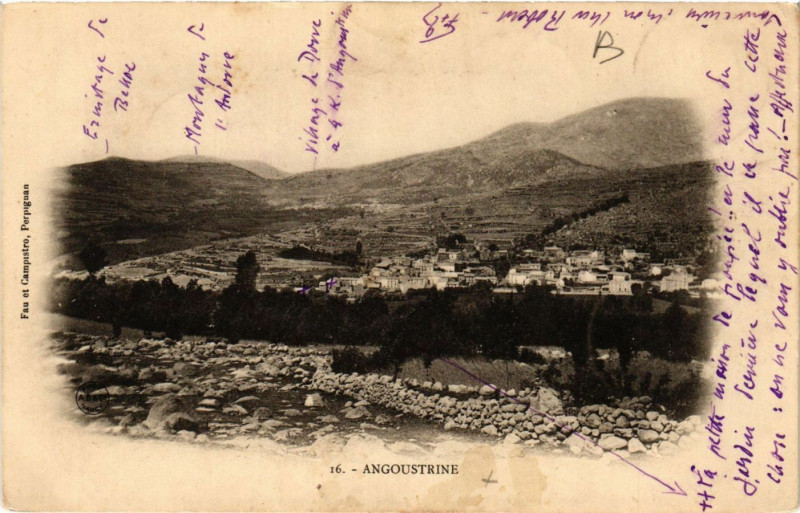 Carte postale ancienne Angoustrine