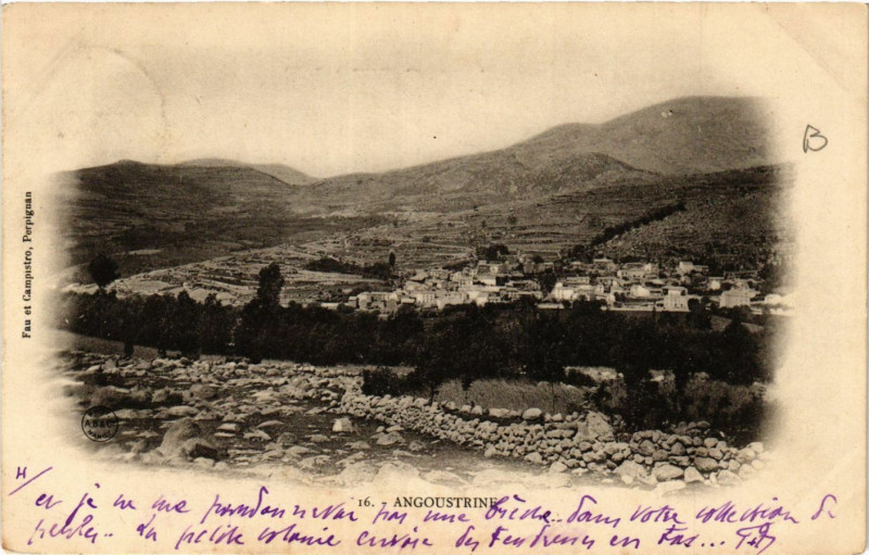 Carte postale ancienne Angoustrine