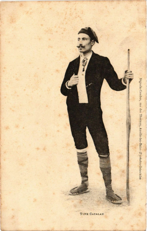 Carte postale ancienne Type Catalan