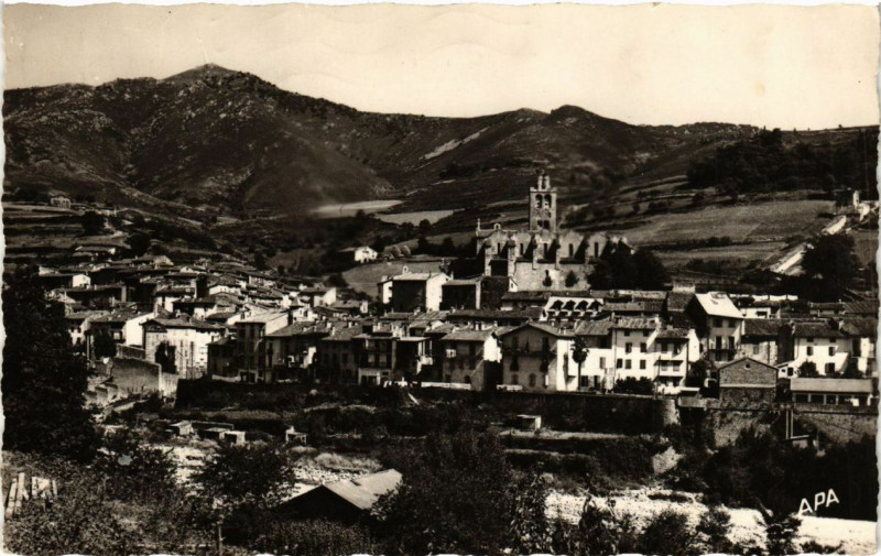 Carte postale ancienne Prats-de-Mollo Vue générale à Llo