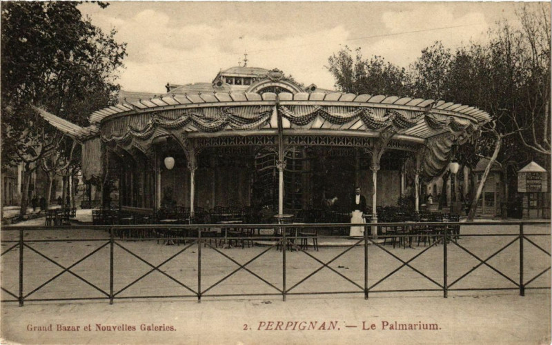 Carte postale ancienne Perpignan Le Palmarium à Perpignan