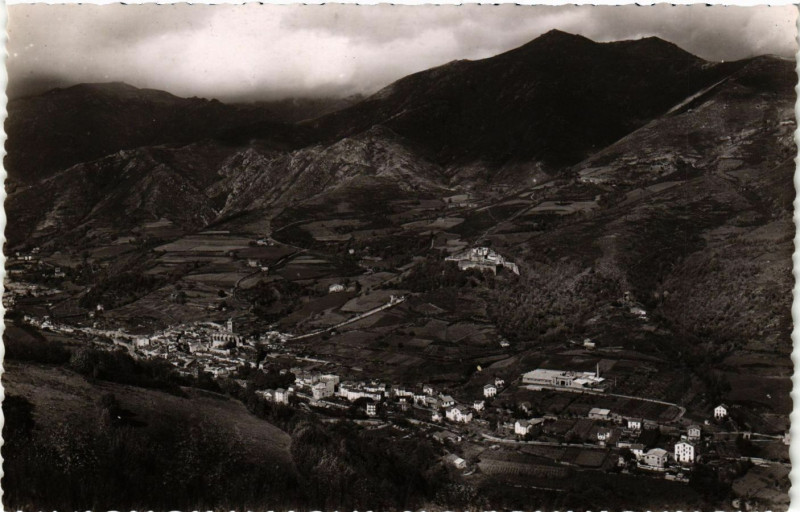 Carte postale ancienne Prats-de-Mollo (P.-O.) - Vue générale à Llo
