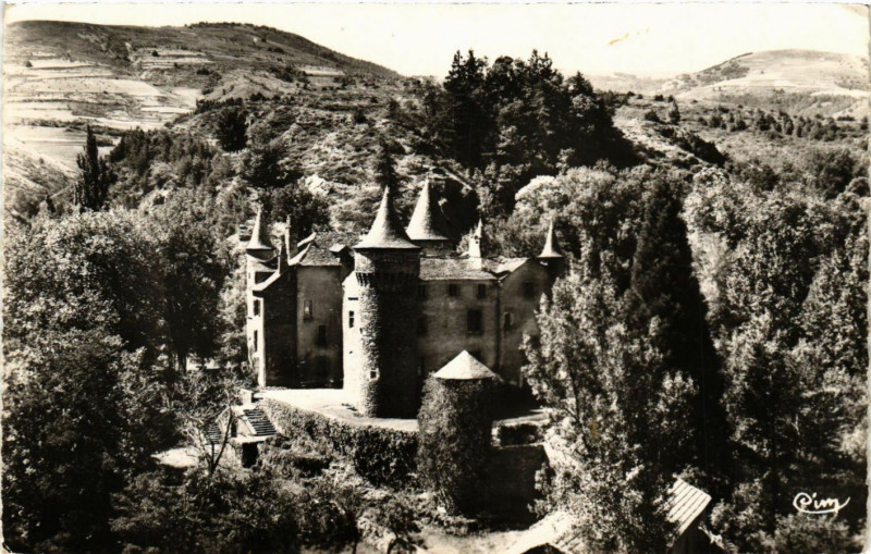 Carte postale ancienne Bleymard - Env. - Chateau de Champ