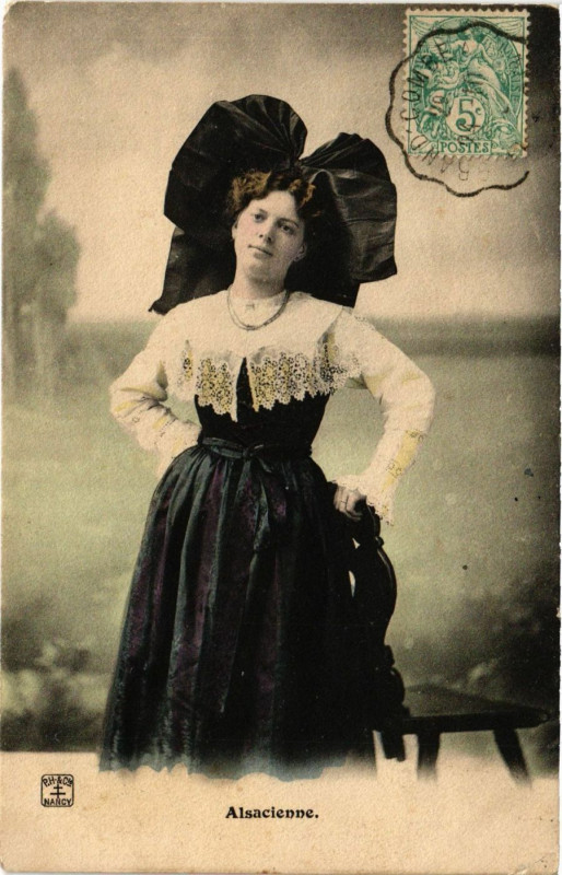 Carte postale ancienne Alsacienne