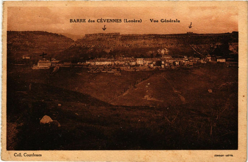 Carte postale ancienne Barre des Cevrennes - Vue générale