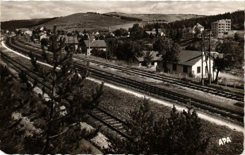 Carte postale ancienne La Bastide - Alt 1024 m - Vue Panoramique