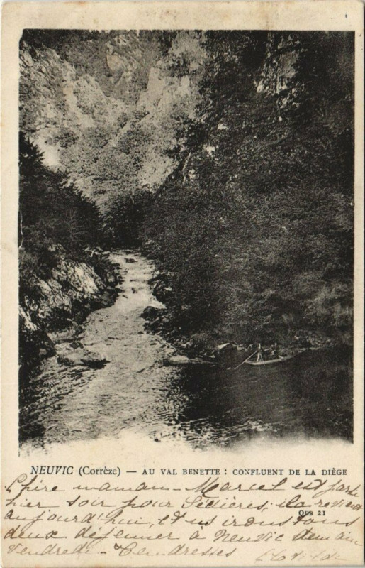 Carte postale ancienne Neuvic Au Val Benette à Neuvic