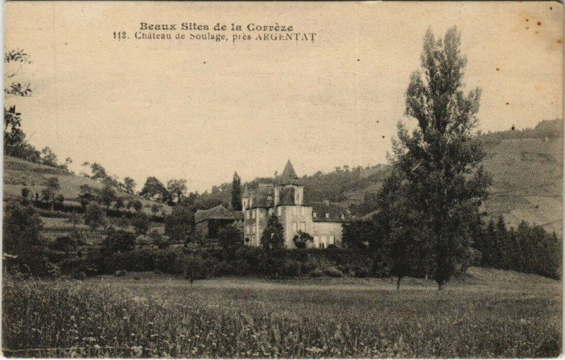 Carte postale ancienne Chateau de Soulage