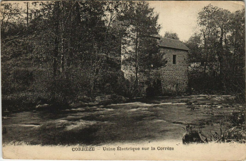 Carte postale ancienne Usine Electrique