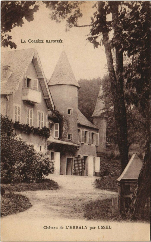 Carte postale ancienne Chateau de L'Ebraly