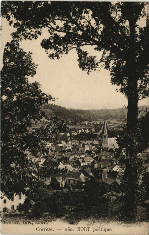 Carte postale ancienne Bort poétique