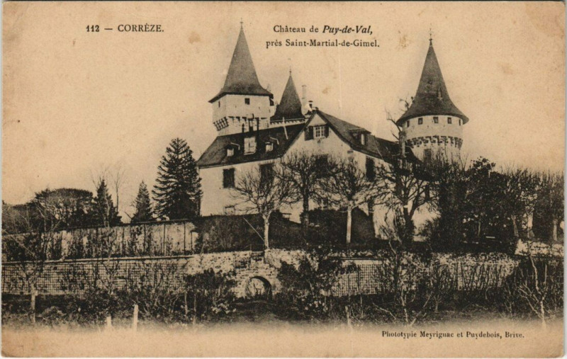 Carte postale ancienne Chateau de Puy-de-Val