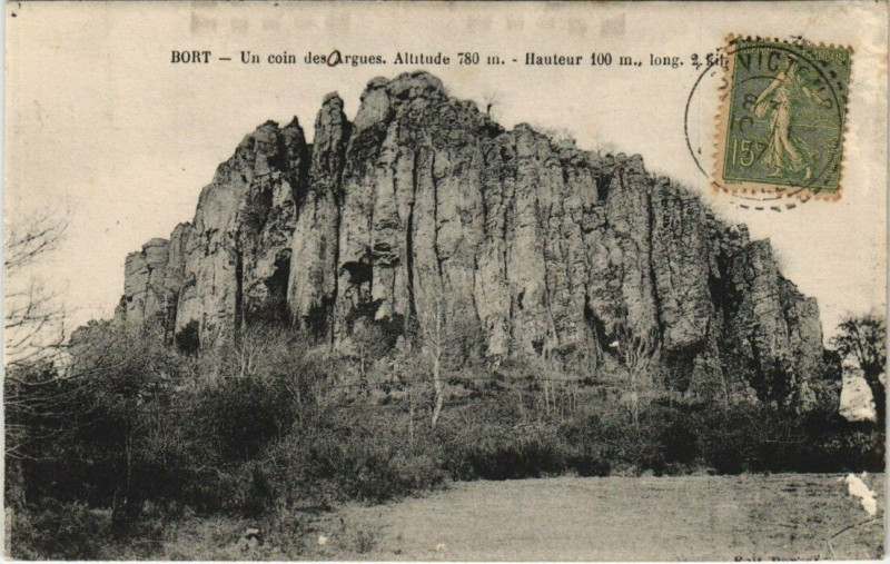 Carte postale ancienne Beaulieu - Un coin des Aurges