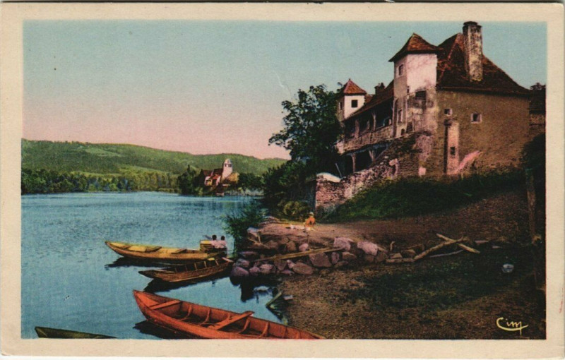 Carte postale ancienne Beaulieu - La Vieille maison