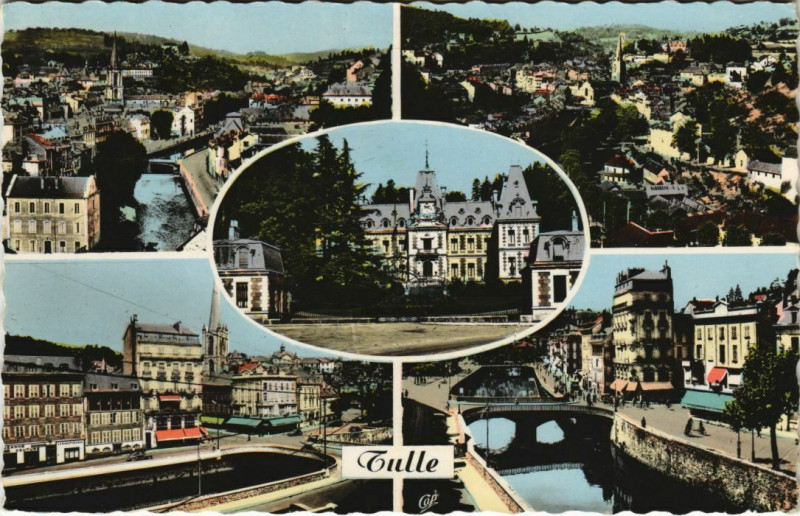 Carte postale ancienne Souvenir de Tulle France à Tulle