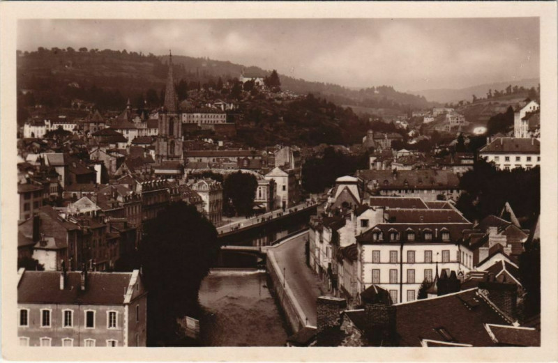 Carte postale ancienne Tulle Vue Generale France à Tulle