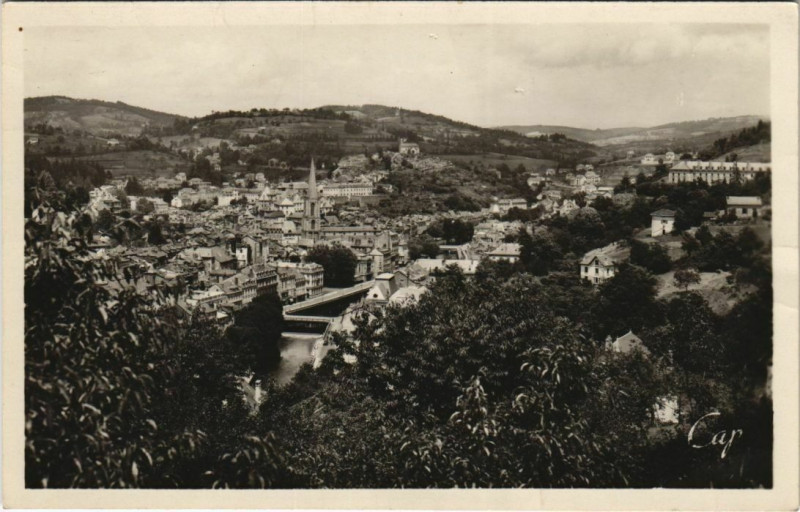 Carte postale ancienne Tulle Vue Generale France à Tulle