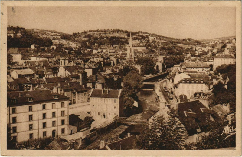 Carte postale ancienne Tulle Vue Generale France à Tulle